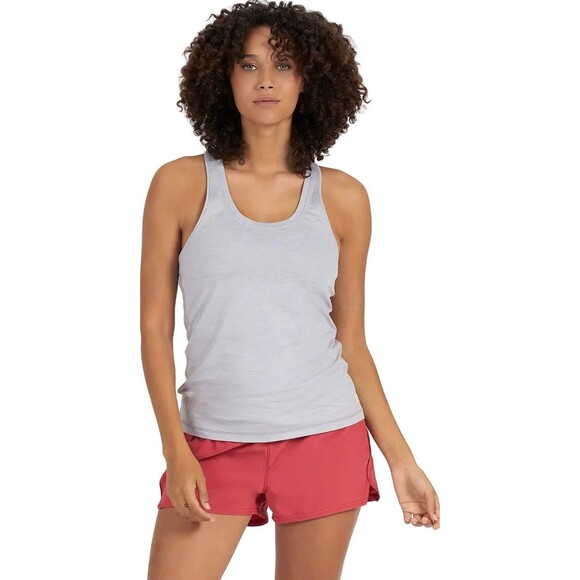 Vuori Tank Top Womens Size Medium Gray Lux Performance Tank Athletic Racerback - Picture 1 of 5
